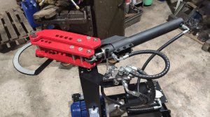 Гибка стальной трубы D=45x2.5 на гидравлическом трубогибе BigBender Mk35