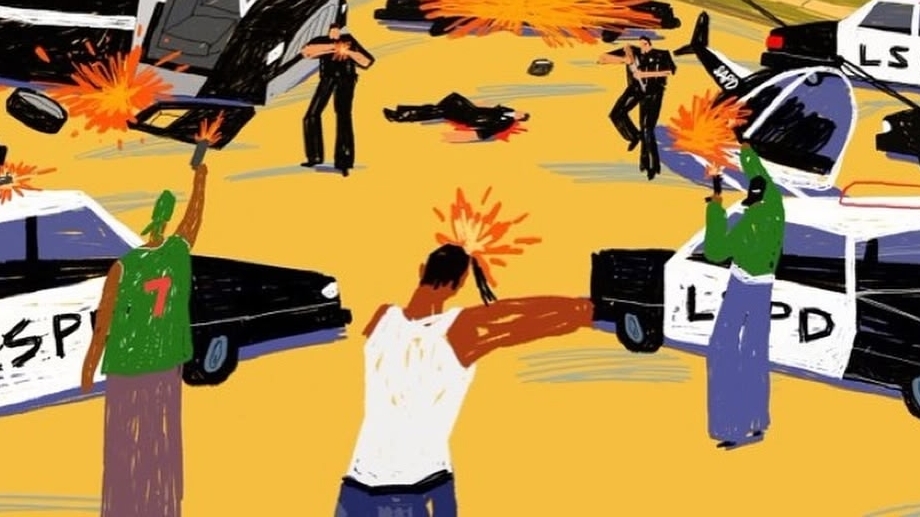 Стал грушей для бритья в ГТА Сан Андреас! смотреть онлайн