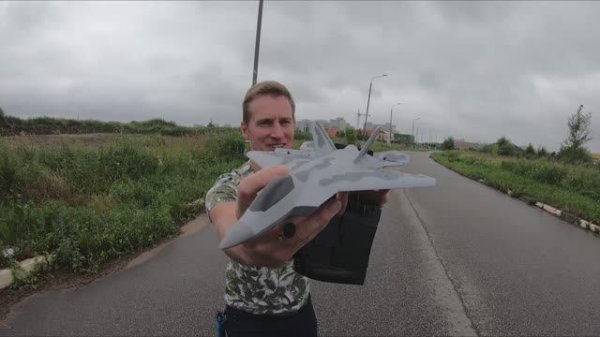 F22 raptor, самолет на радиоуправлении
