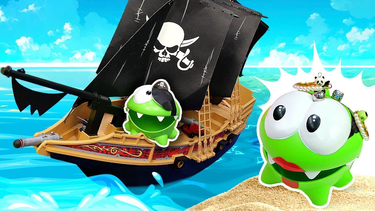 Ам Ням встретился с пиратом на острове! ☠️ Создаем машину времени смотреть онлайн