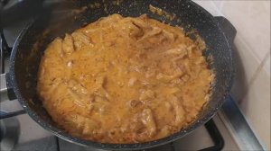 Бефстроганов из свинины в сметанном соусе. СОЧНОЕ мясо ОБАЛДЕННЫЙ вкус