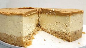 🥧Это безумно вкусно!!! Чизкейк с "Солёной карамелью" без сахара | Карамельный кето чизкейк