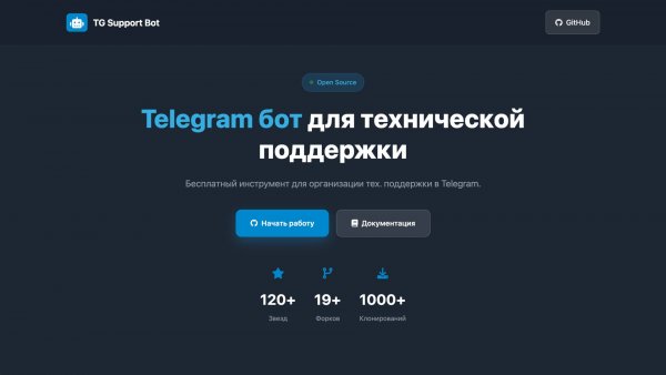 Tg Support Bot: Установка бота для тех поддержки на хостинг