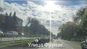 По улицам города Евпатория на авто.