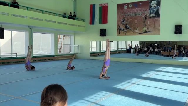 Тройка 12-18, Пилюгина  - Иванова  - Светлакова , МАУ ДО СШ №1, Балансовое упражнение