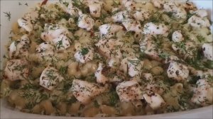 Ленивый ужин в духовке. Макароны с курицей в соусе. ВКУСНО и БЫСТРО