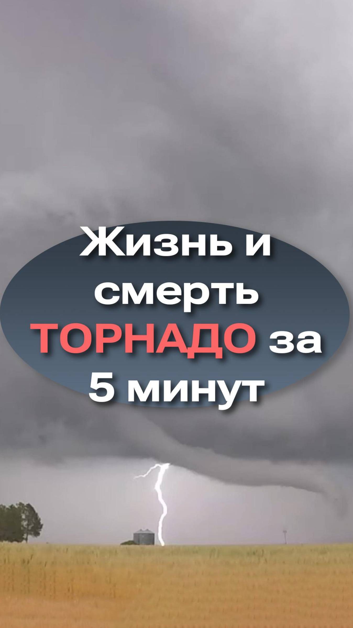 Жизнь и смерть торнадо за 5 минут
