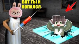 111 СМЕШНЫХ МОМЕНТА С ЛАБУБУ И БАБКОЙ ГРЕННИ В МАЙНКРАФТ