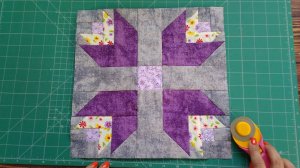 Простой и красивой лоскутный блок.