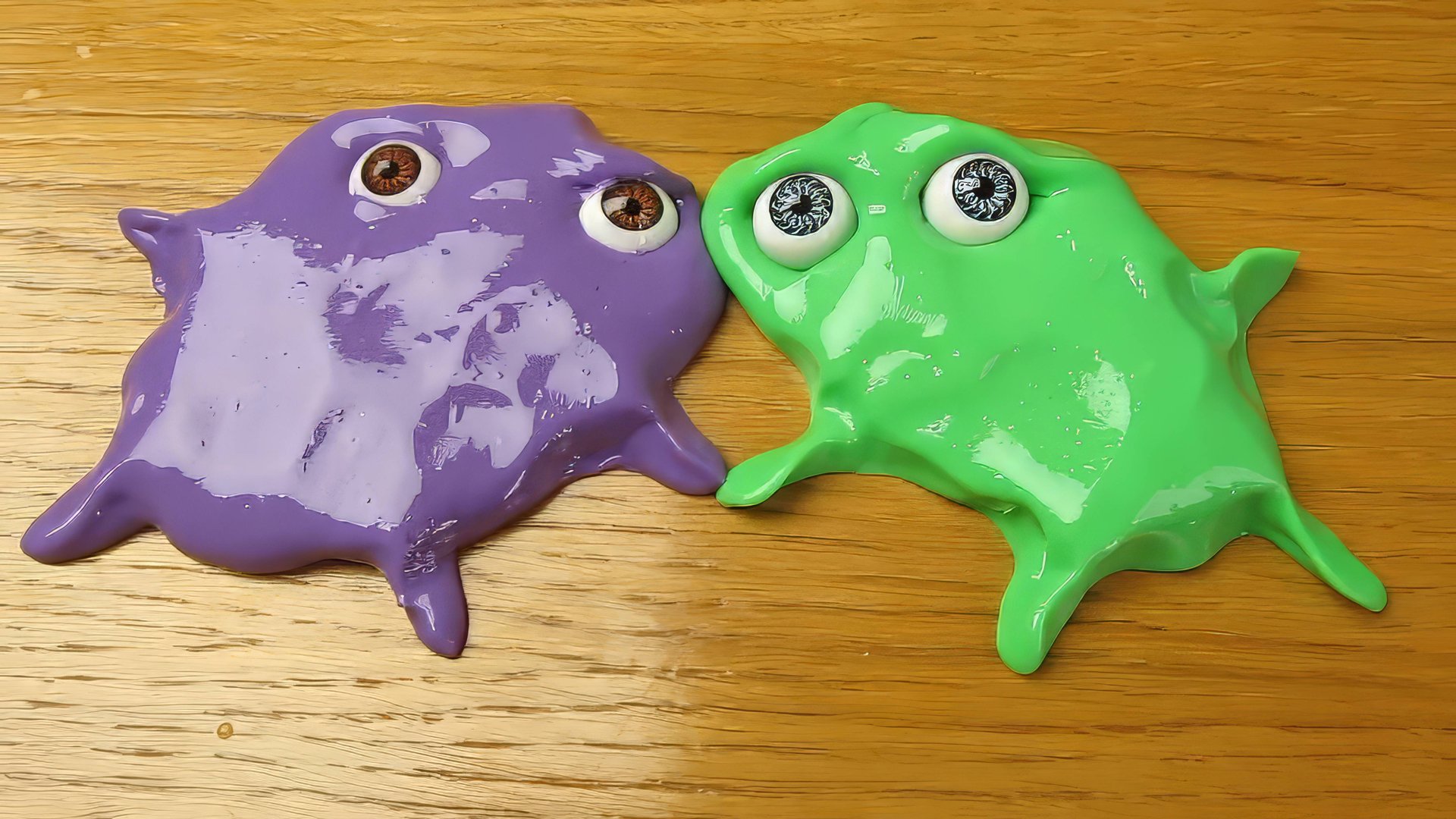 Умный пластилин, один светится, второй хамелеон! alex boyko смотреть онлайн