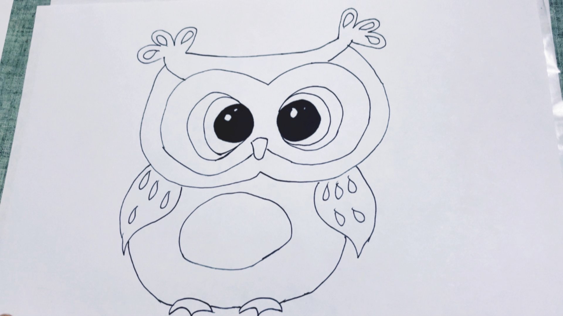 Сова. 🦉 Рисуем Вместе. смотреть онлайн