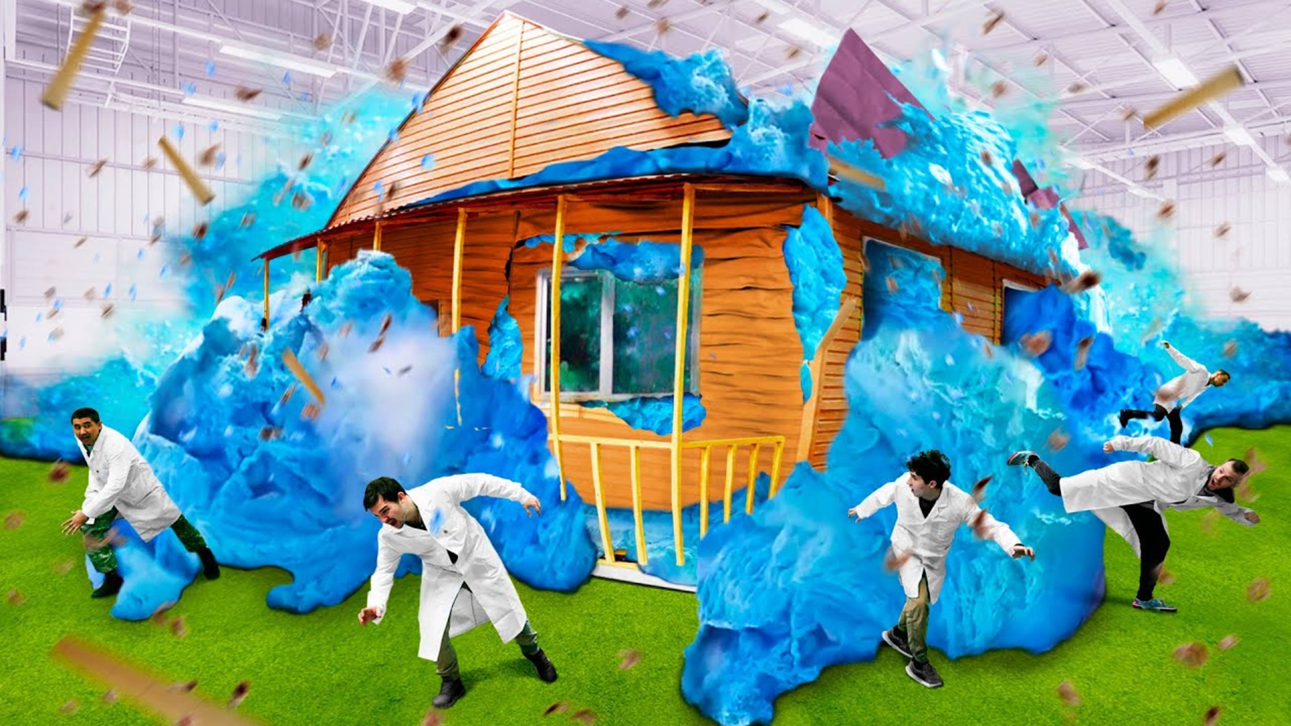 100 000 ЛИТРОВ СЛОНОВЬЕЙ ЗУБНОЙ ПАСТЫ УНИЧТОЖИЛИ ДОМ! смотреть онлайн