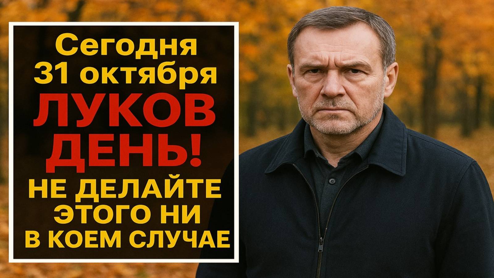 Что категорически нельзя делать 31 октября в Луков день, чтобы не накликать беду зимой смотреть онлайн