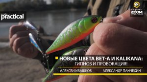 Новые цвета Bet-A и Kalikana: гипноз и провокация! А. Ивашков А. Панчёхин. Anglers Practical