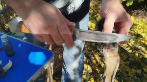 Прочный кованый нож северного типа
