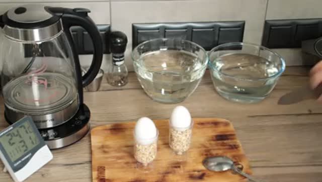 Яйца в смятку без варки