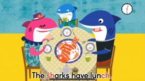 Sh ch th Phonics for kids. Story "The Sharks' Lunch"