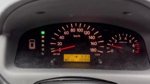 Тест перед разбором  в Японий, Toyota Raum EXZ10  пробег 25455 т.км