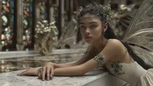 Fantasy Ethereal The Emerald Canopy Palace | AI Music Video