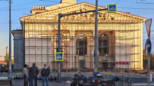 Мариуполь Сегодня Драмтеатр НОВАЯ ПЛОЩАДЬ плитка🏢Ремонт