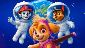 ЩЕНЯЧИЙ ПАТРУЛЬ СТАЛ КОСМОНАВТОМ МАРШАЛ СКАЙ ГОНЩИК В КОСМОСЕ в МАЙНКРАФТ PAW PATROL МУЛЬТИК