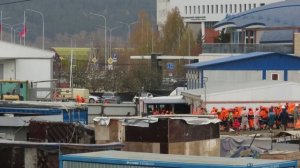 Строят на Искитимке - парк(памятник А. Невскому будет), кластер, рабочие - Кемерово