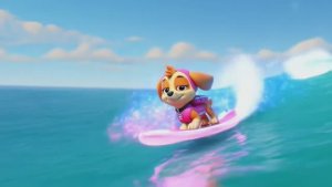 Щенячий патруль, Скай, Маршал, Эверест, Гончик, Крепышь и Зума катаются на Сёрфе и гидроциклах