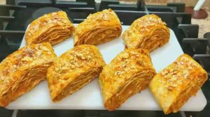 Шикарный десерт к чаю из лаваша и тыквы.