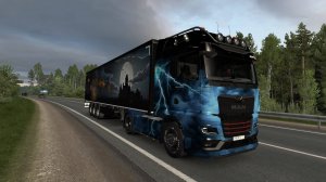 436 / ETS2 1.56 / MAN TGX / ивент Хеллоуин