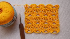 Простые узоры крючком.ЛЕГКО. Уроки вязания / Узоры крючком для начинающих* Crochet pattern Урок 28