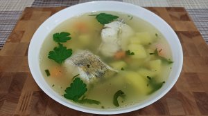 Уха из судака аппетитная и наваристая.