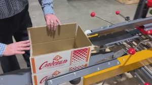 Видео работы Заклейщика-формирователя PACKWAY PW-553SFTB.