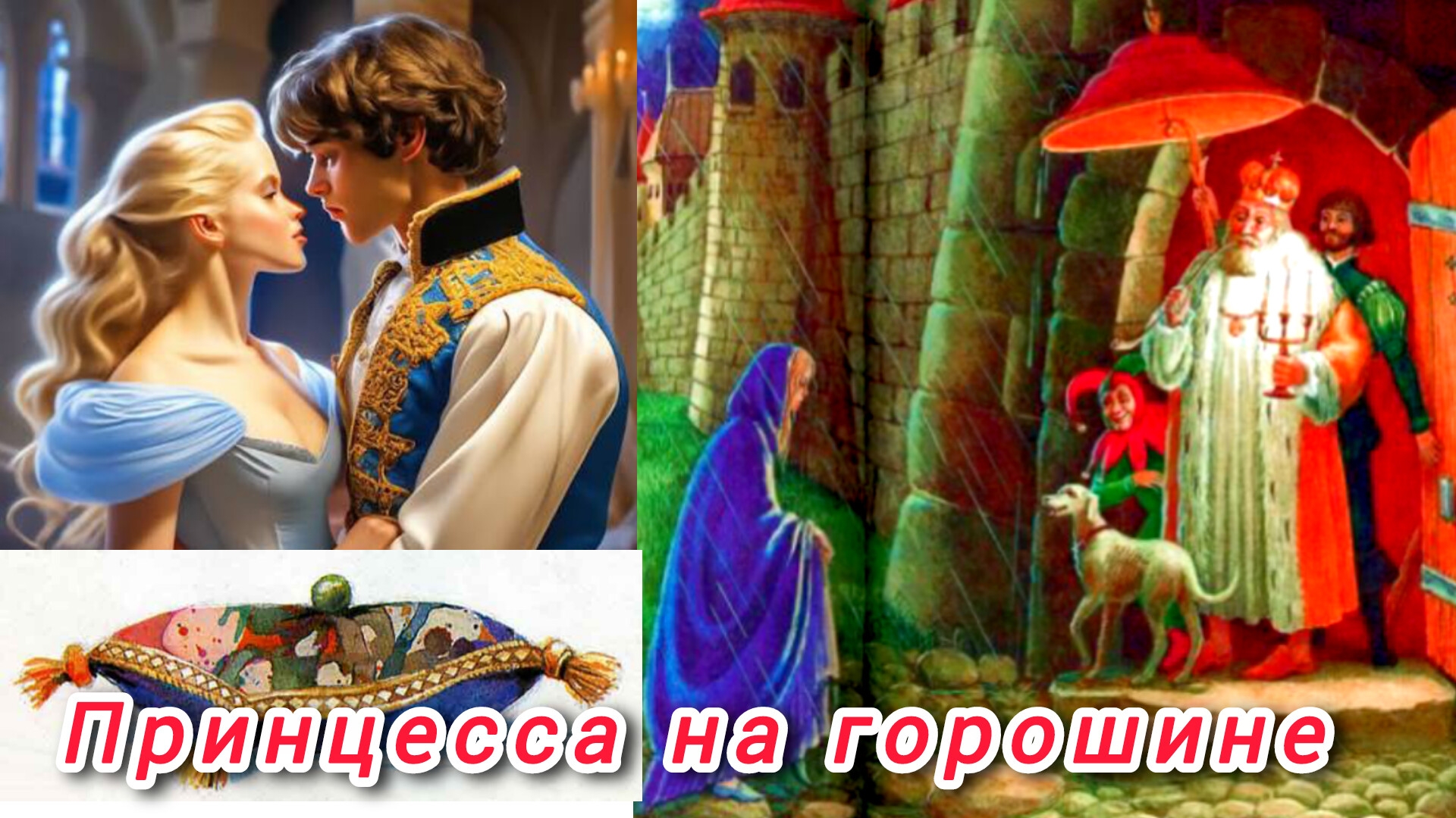 ПРИНЦЕССА НА ГОРОШИНЕ. Г. Х. Андерсен /сказка с картинками✨💫🌠 смотреть онлайн