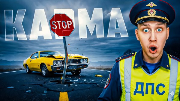 Случаи мгновенной кармы на дорогах, снятые на камеру