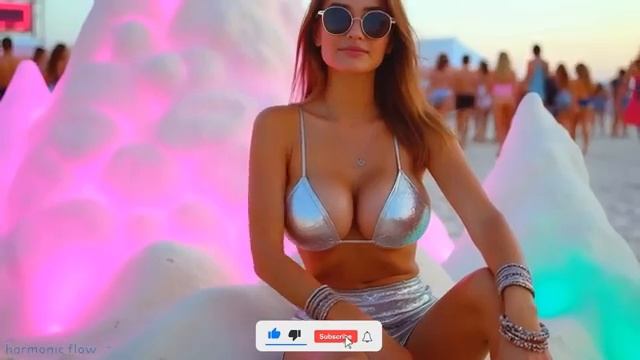 Harmonic Flow Sunny Luxury Vibes | Techno EDM Music Video 2025