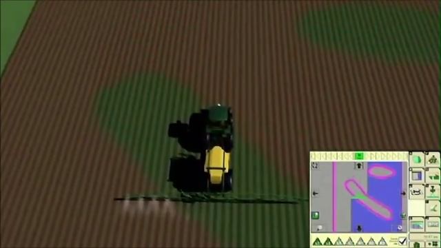 Контроль секций опрыскивателя