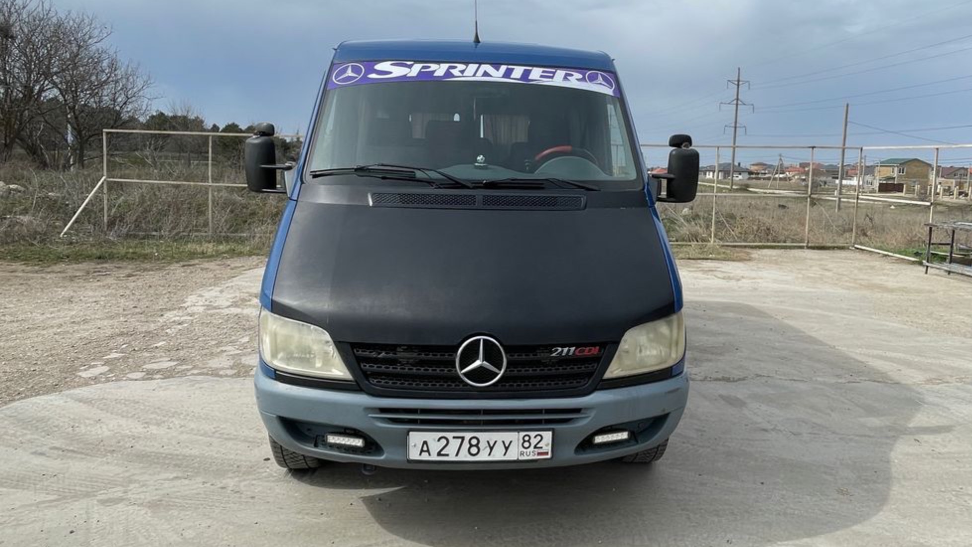 Mercedes-Benz Sprinter 2004 — короткая база, 8 мест! смотреть онлайн
