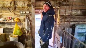 Пристаёт в САРАЕ,Наша жизнь в маленькой Деревне