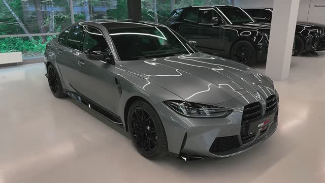 BMW M3 Competition 2025 года — спортивный и привлекательный суперкар! смотреть онлайн