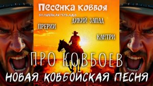 Волшебная тетрадь. «Песенка ковбоя». Новая песня про ковбоев. Ковбойская песня. Ковбойское кантри.