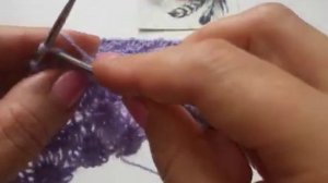 Очень красивый узор спицами.