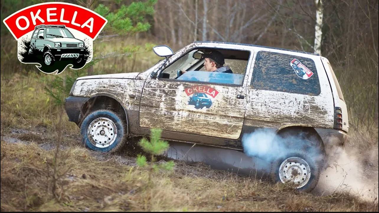 Безумная Ока 4х4 - битва с 20 суровыми джипами в грязи! Полноприводная Окелла Бездорожье смотреть онлайн