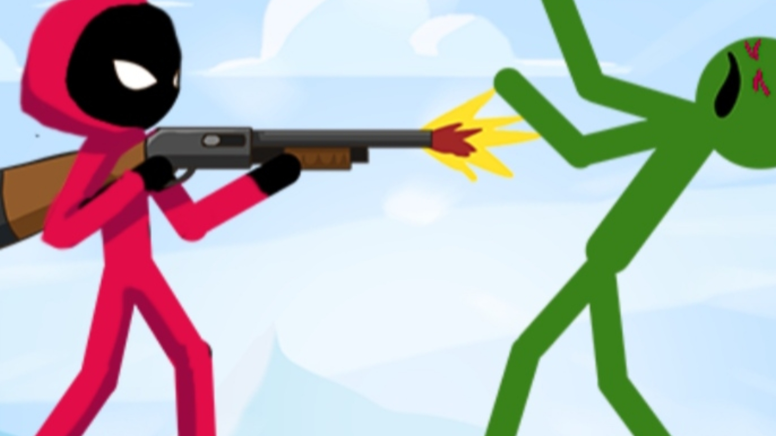 stickman против зомби часть 1 смотреть онлайн