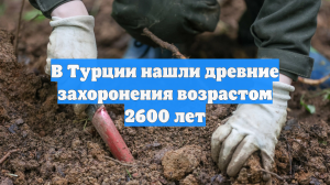 В Турции нашли древние захоронения возрастом 2600 лет