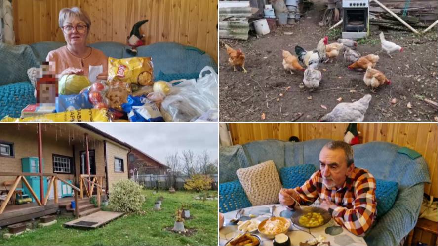 ПОСМОТРИМ ПОКУПКИ, ЧТО ПРИВЕЗЛИ ИЗ ГОРОДА И УГОСТИМ КУРОЧЕК ВКУСНЯШКАМИ. смотреть онлайн