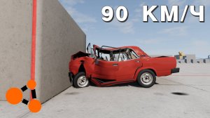 КРАШ-ТЕСТ В ЗАМЕДЛЕНИИ 1000 РАЗ ( BeamNG.Drive )