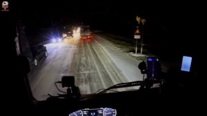 Рейс: Свободный - Нижнекамск. В Красноярске гололед. 3 часть.