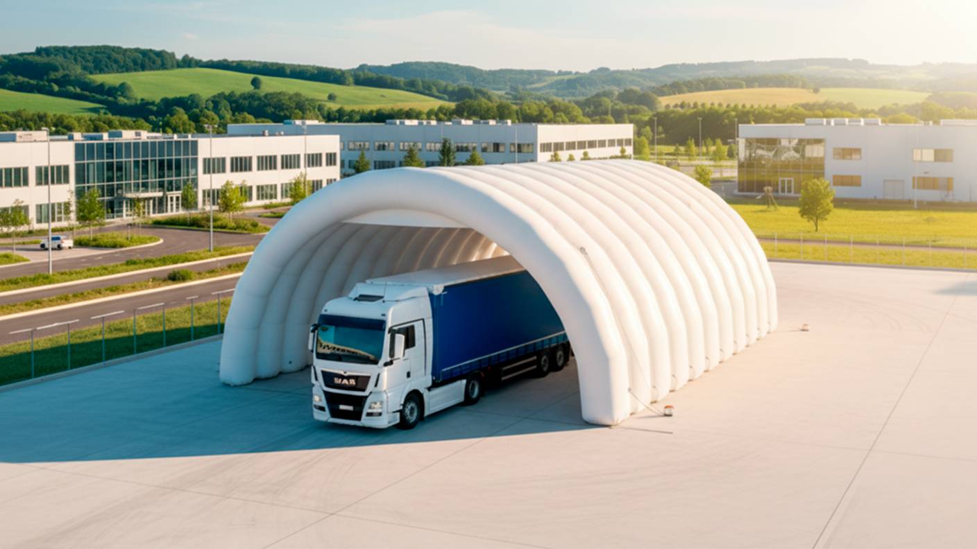 Надувные ангары из ПВХ | Быстрая установка без фундамента | Пневмокаркасные ангары БатутМастер смотреть онлайн