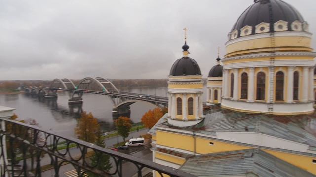 Спасо-Преображенский собор (Собор во имя Преображения Господня). Рыбинск. Колокольня. смотреть онлайн