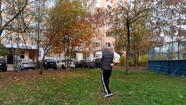 Разминка с деревянными гантелями весом 1.0 кг (6)